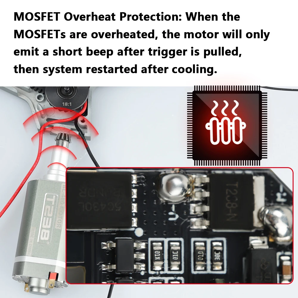 T238 DTU 1.42 V2 QUALITÄTS-Mikroschalter-Version für V2-Getriebe – Detail 8