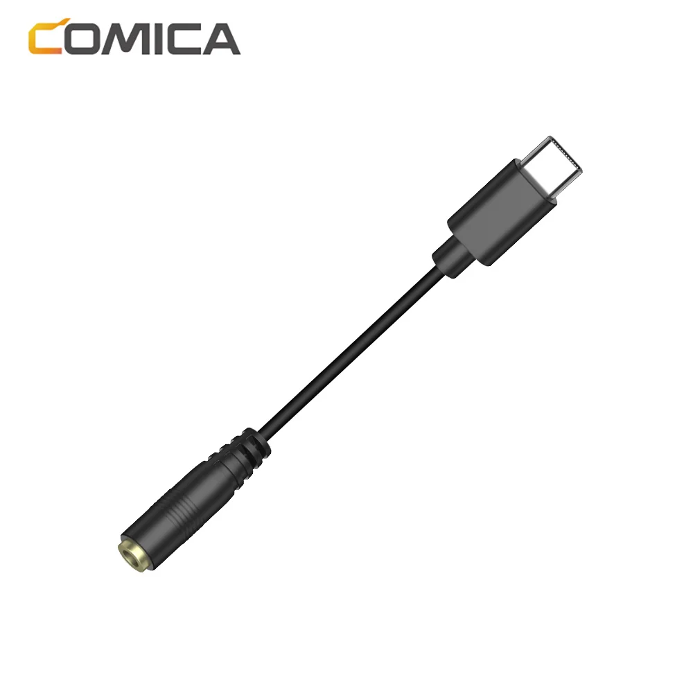 Comica CVM-SPX-UC 3,5 mm interfejs TRRS na USB-C kabel audio Mini kabel dźwiękowy Adapter kabla adaptera audio do mikrofonu