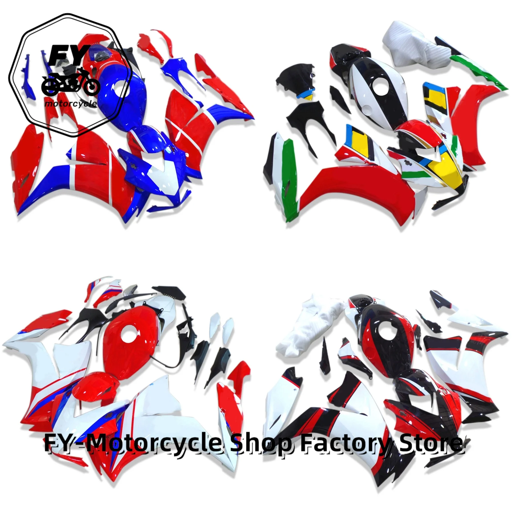 Complete Fairing Set Fit For CBR 1000RR 2012-2015 Injection ABS Motorcycle Full Body Cowling Aftermarket Body Panels