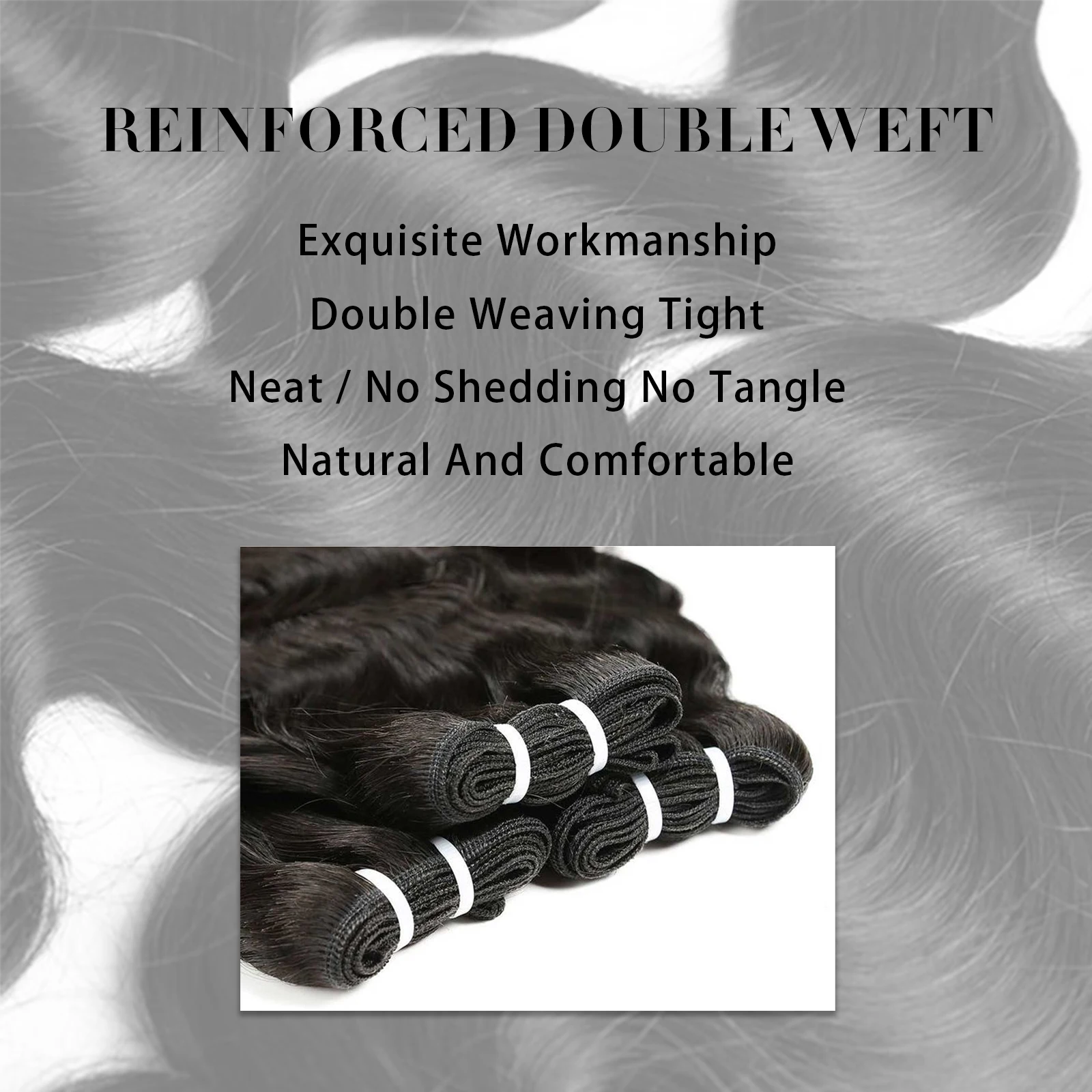 16A Body Wave ผมสาน 3/4/5/6 รวมกลุ่มผมมนุษย์ 100% ที่ยังไม่ได้ธรรมชาติสีดํา 8-34 นิ้วบราซิลต่อผม