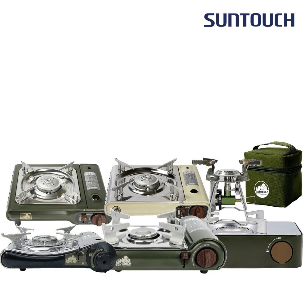 Sun touch design with natural sensitivity and color Adventure camping burner mini gas stove gas stove before Collection