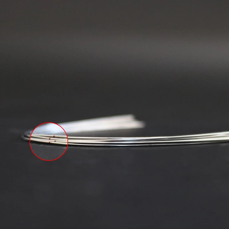 2Packs Orthodontic Super Elastic Niti Ovoid  Round/Rectangle Wire For Dental 1Pack Lower 1Pack Upper