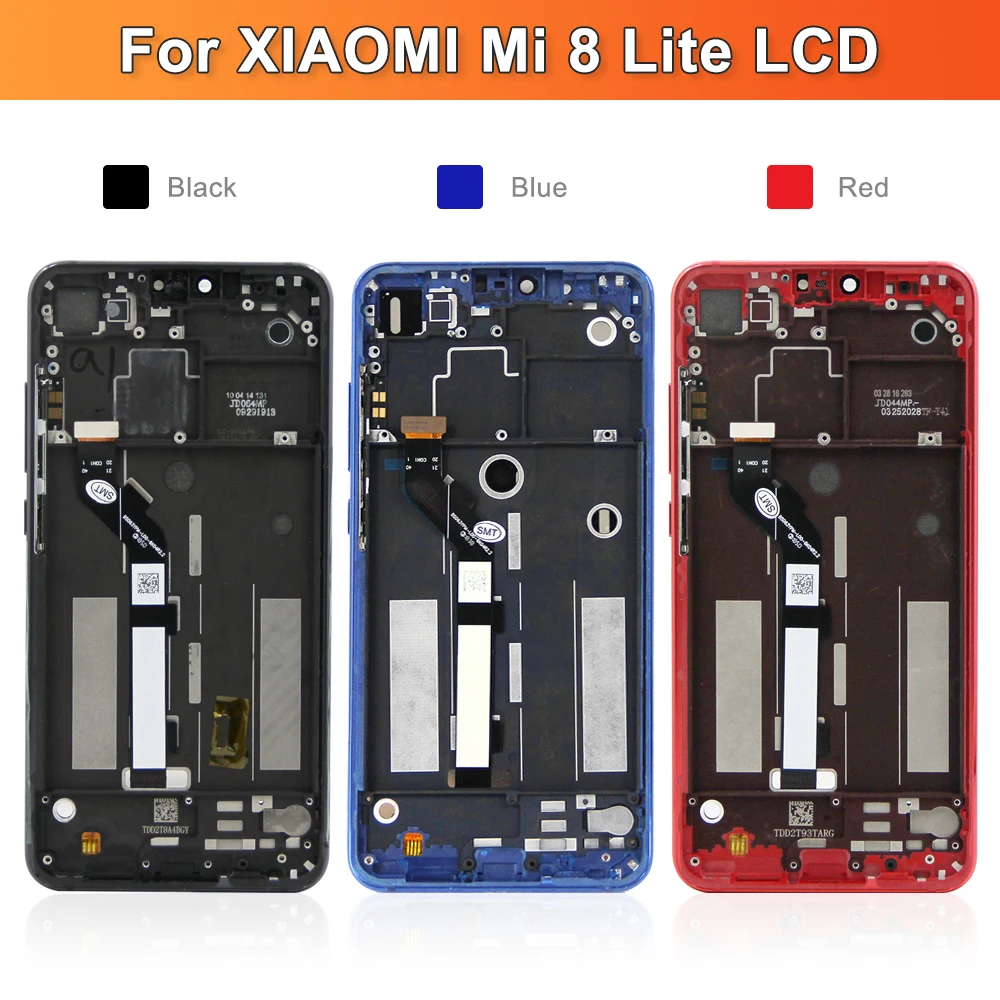 100% Tested 6.26\'\' Display with frame for Xiaomi Mi 8 Lite mi8 lite Global LCD Touch Screen Digitizer Assembly