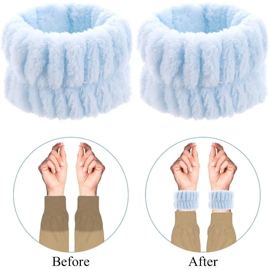 

1 пара мягких ремешков для мытья лица, приятных для кожи, эластичных и удобных, для ежедневного умывания и ухода за кожей.