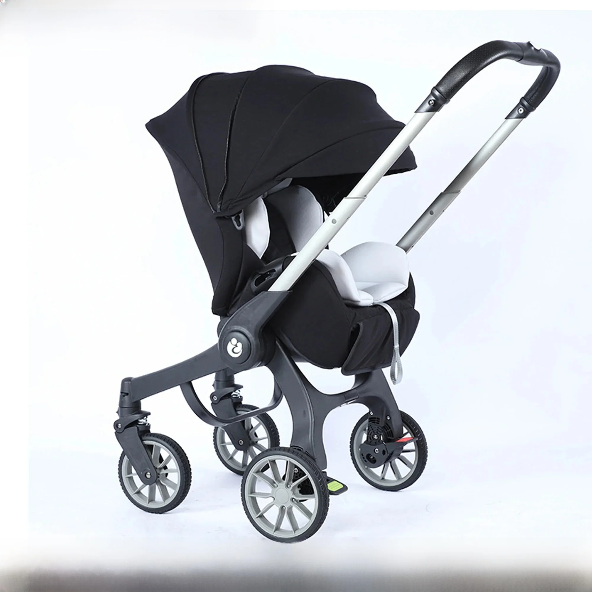 STOCK ue 4in1 bébé poussette bidirectionnelle multifonctionnelle nouveau-né bébé poussette 3in1 pliable panier type siège léger voyage landau