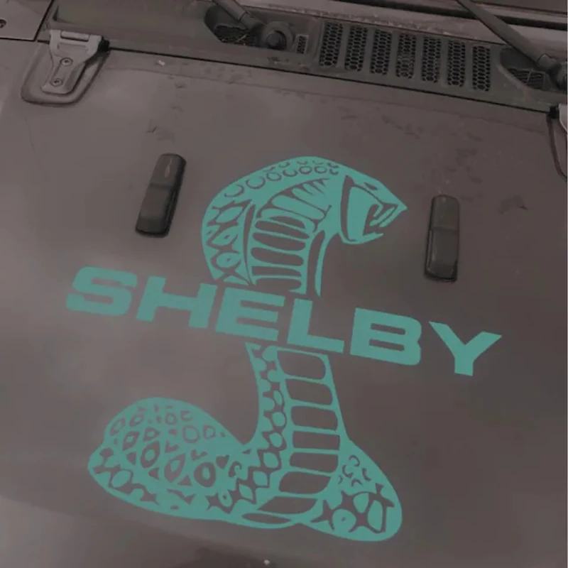 Shelby Cobra Vinyl Decals Car Windows Bumper Decor Stickers Accessories For Ford Mustang Shellby Car Styling Parts