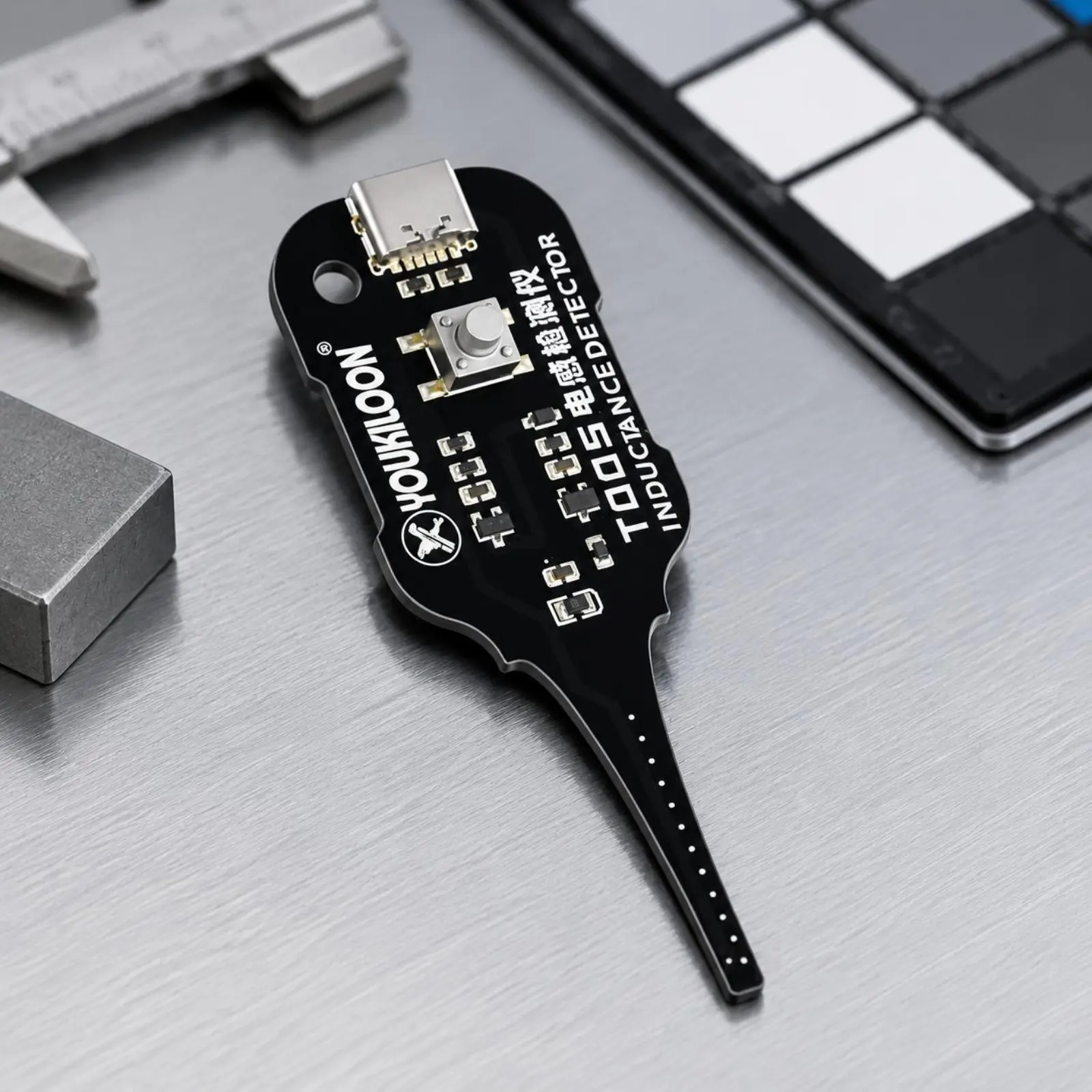 Inductance Tester High Sensitivity Electromagnetic Detector Stable Motherboard Fault Identifier for Mobile Phone Repair Tool