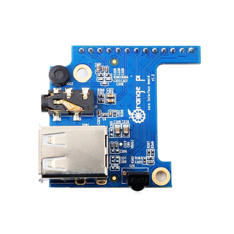 Orange Pi Zero Expansion Board Interface Board Development Doard USB 2.0 x 2 Audio Video Mic IR Receiver Function for OPI