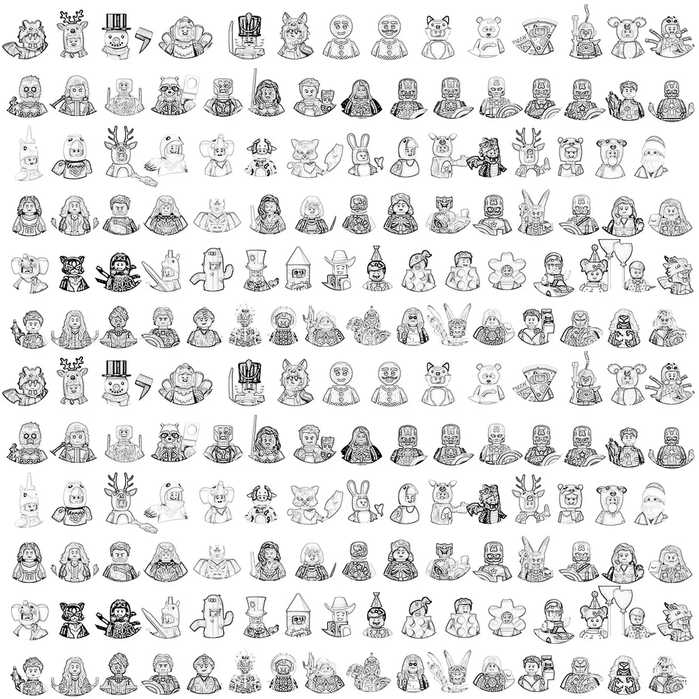 Vente chaude 3D mini Avengers super-héros bricolage personnages modèles blocs de construction assemblés jouets pour enfants cadeaux d'anniversaire