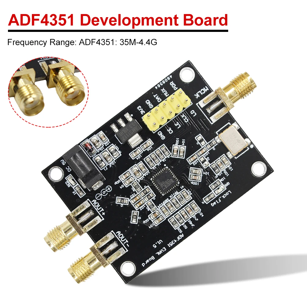 ADF4351 Development Board 35M-4.4GHz PLL RF Signal Generator Module Source PLL Phase Locked Loop Frequency Synthesizer