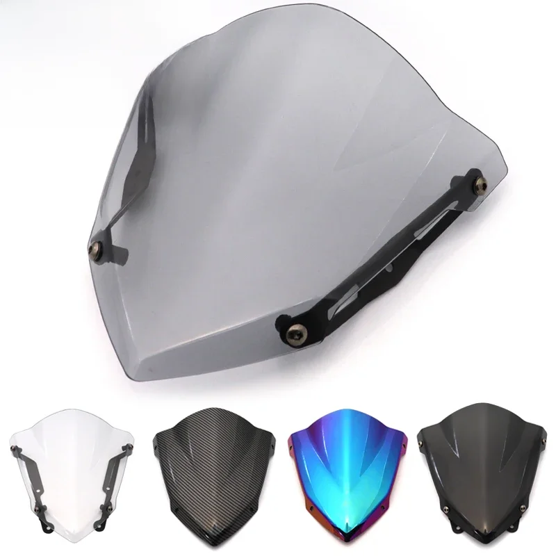 Dla Yamaha MT 03 MT03 MT25 MT 25 2020-2021 szyba przednia szyba przednia Pare-brise dym akcesoria motocyklowe deflektory wiatrowe — 2