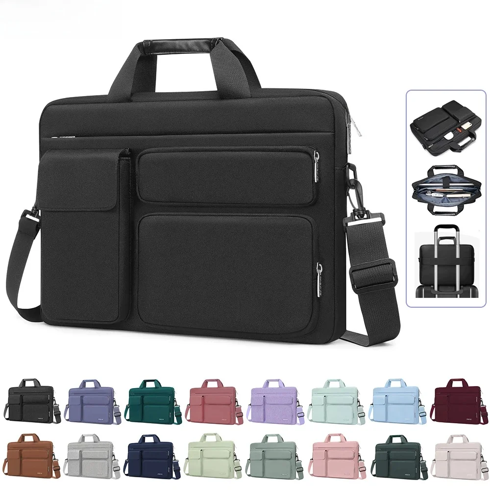 Torba na laptopa 13, 14, 15, 16, 17,3-calowa torba na notebooka podróżna na komputer dla HP Lenovo MacBook Air Pro Case — zdjęcie produktu 7
