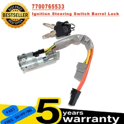 7701038365 For Renault Laguna I Master II Mascott Trafic Clio New Ignition Starter Switch with 2 keys Car Accessories 7700813973