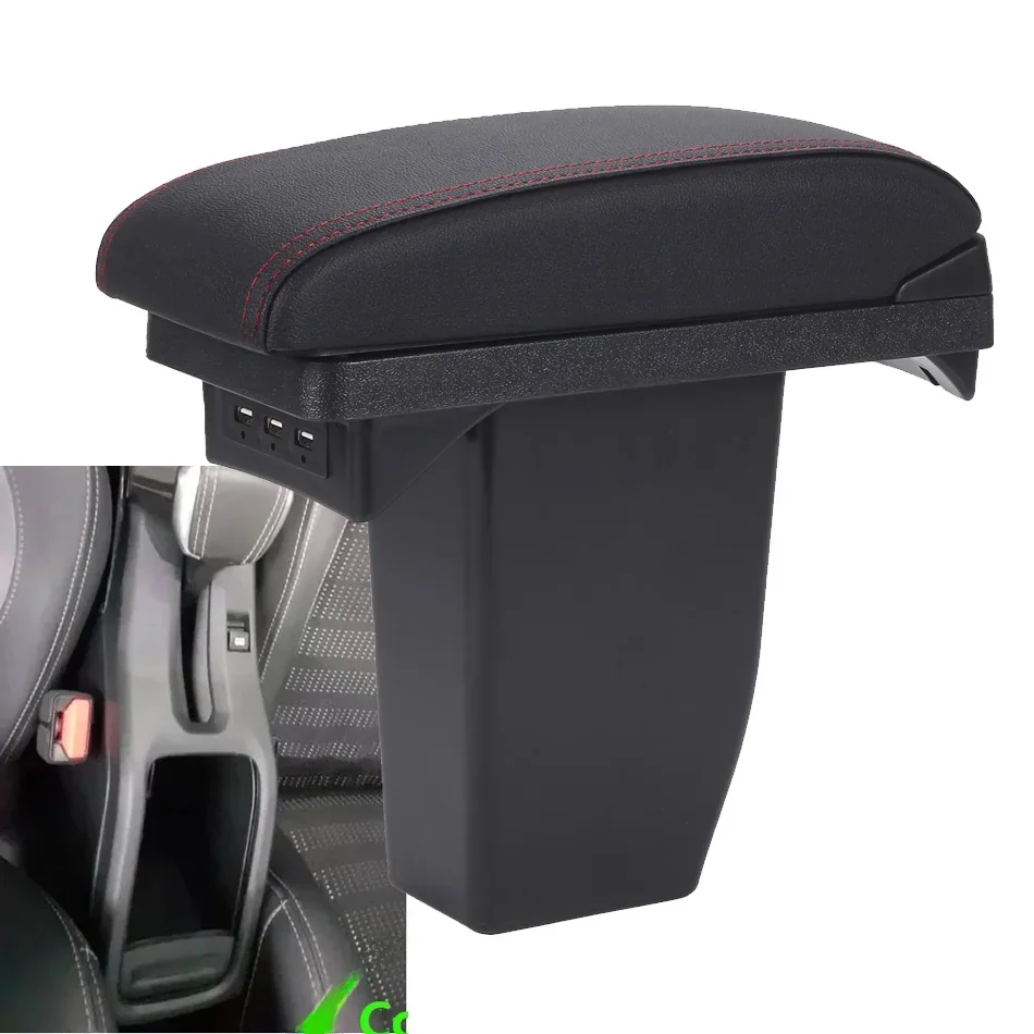 Voor Peugeot 2008 Armsteun doos 2012-2018 Auto Opbergdoos Met USB Opladen Auto Retrofit Onderdelen Interieur Details Auto accessoires - afbeelding 2