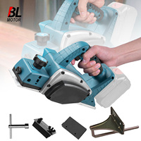 82MM Brushless Electric Home Desktop Planer Multifunctional Cordless Router Trimmer Wood Portable Hand Tool with 1 Battery