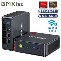 GMKtec M6 Mini PC AMD R5 6600H 6-core 12-thread Computer 16GB DDR5 512GB PCIe 3.0 SSD WiFi 6 BT5.2 Mini PC Desktop Computer