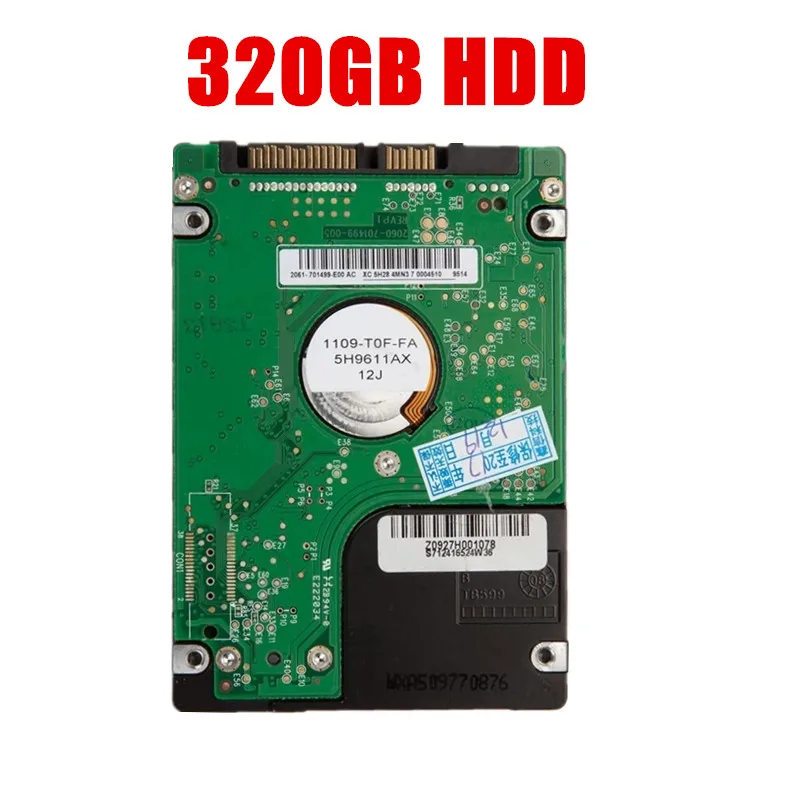 2023/09 MB Star C4 C5 SD Connect Newest Software 320GB HDD 360GB SSD DTS Monaco/Xentry/DSA/EPC/WIS Installed Fit For 95% Laptop