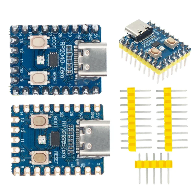 RP2040-Zero RP2040 dla mikrokontrolera Raspberry Pi PICO moduł płytki rozwojowej dwurdzeniowy procesor Cortex M0 + 2MB Flash — zdjęcie 2