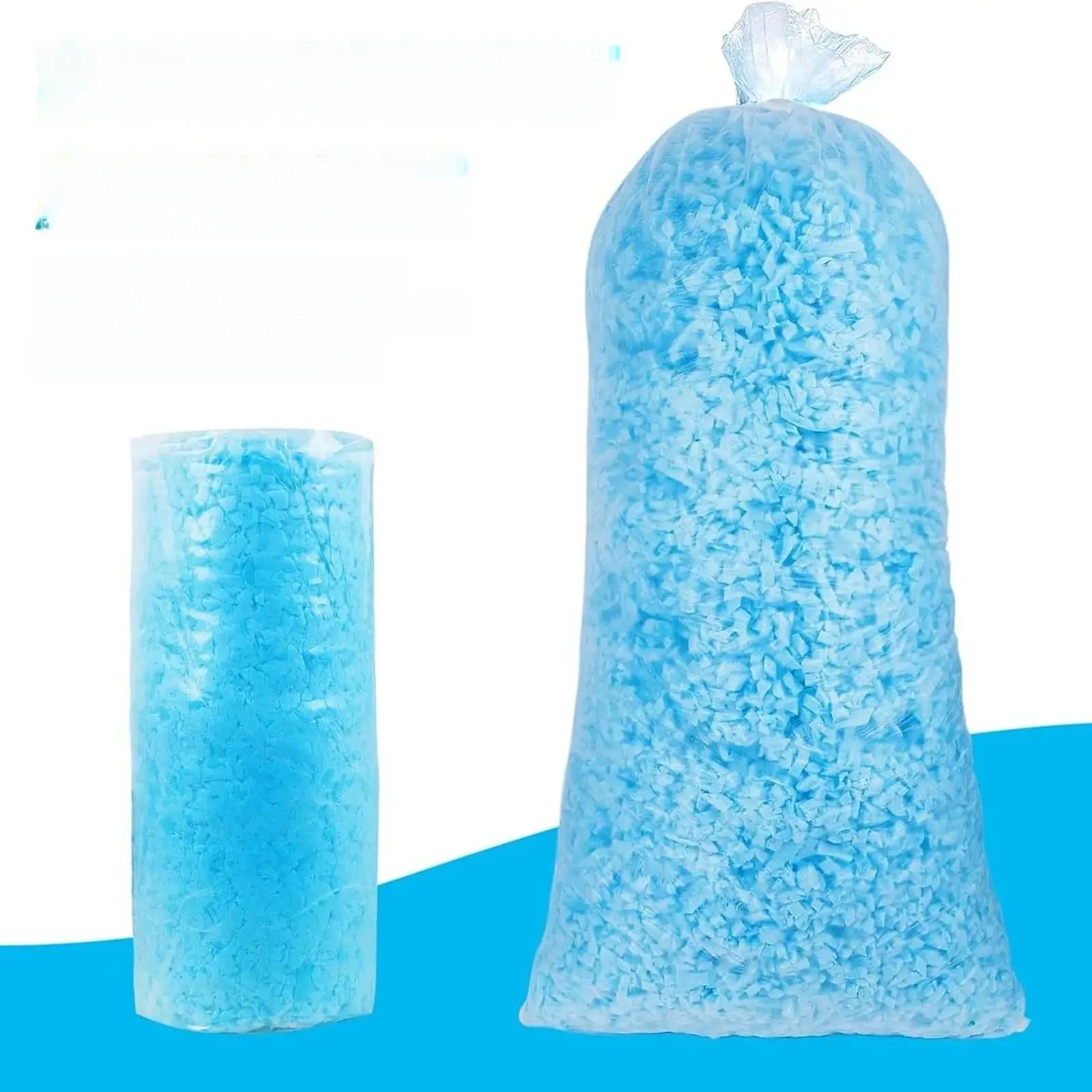 2,3 kg versnipperd traagschuim navulling vervanging traagschuim vulling zitzakvuller voor ligstoel bankkussen kunst ambachten kussens - afbeelding 2