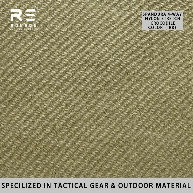 

CROCODILE Спортивная одежда Тактическая униформа для снаряжения 4-сторонний эластичный прочный CORDURA NIR ближний инфракрасный 4-сторонний нейлон спандекс Спандура однотонный