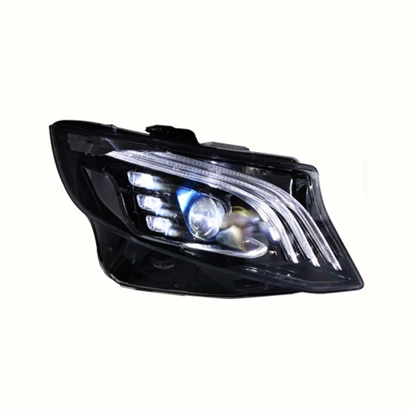 

Car LED Headlight Assembly For Benz Mercedes Vito Modified Maybach Style Daytime Running Light Streamer Turn Signal Front Lamp