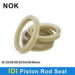 1Pcs NOK Hydraulic Oil Seal Polyurethane Piston Rod Seal Ring IDI 25/28/30/32/34/35/40*35/38/40/43/45/48/50/55*6/7/8/9/10/12