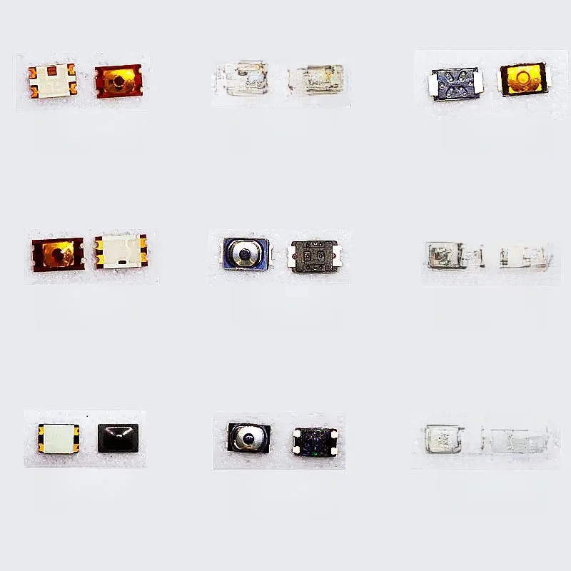100 szt. 3 * 2 / 2,6 * 1,6 MM Włączanie i wyłączanie wewnętrznego przycisku sterującego dla Iphone Huawei OPPO Xiaomi Samsung VIVO Przełącznik głośności telefonu komórkowego — zdjęcie produktu 7
