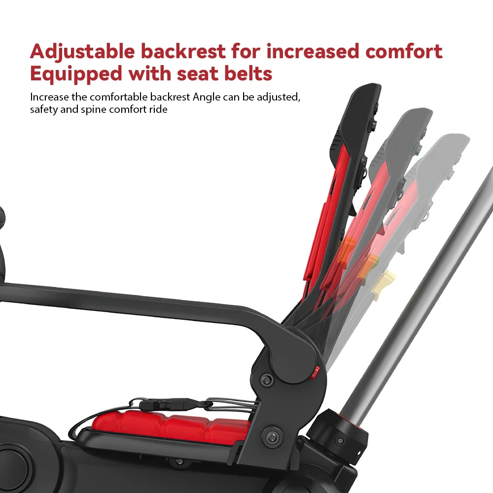 Wózek dziecięcy trójkołowy od 1 do 5 lat wózek ręczny lekki 6.8KG rowerek dla dziecka składany przenośny rower trójkołowy dla dzieci