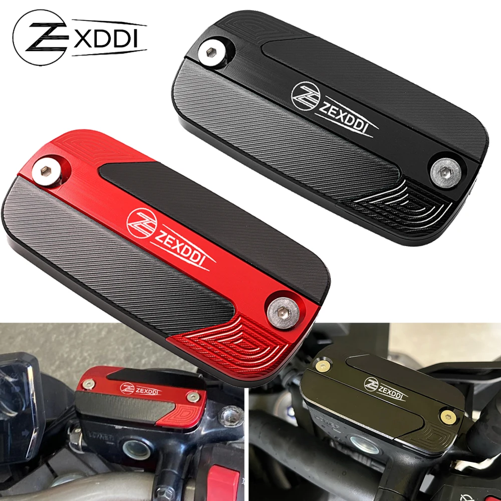 

ZEXDDI Oil Tank Cover Fit For HONDA CBF600 CBF1000 CBF500 CBF600S CNC Motorcycle Rear Front Brake Reservoir Clutch Fluid Cap