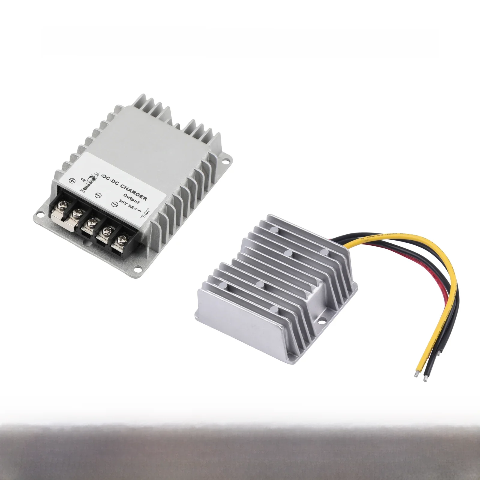 Przetwornica napięcia DC 12V/24V do 56V 3A 5A 168W/280W Automatyczny regulator doładowania Moduł zasilacza napięcia doładowania do samochodu — zdjęcie 2