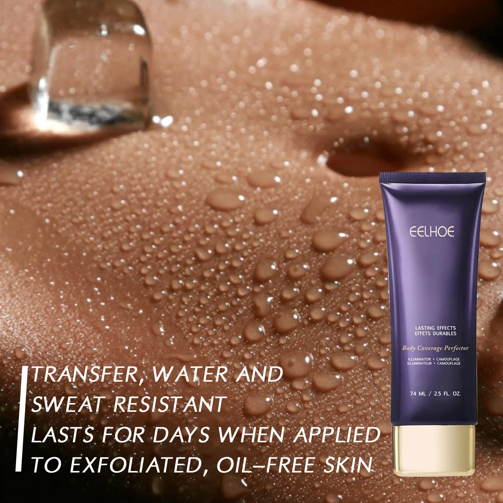 EELHOE crème anti-cernes pour le corps couverture préfet cicatrices de tatouage nourrissante peau résistant à l'eau et à la sueur crème anti-cernes lissante pour le corps