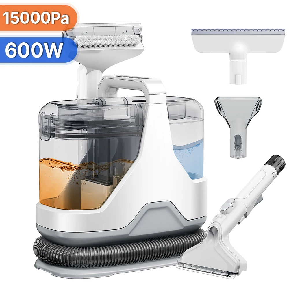 Spot Cleaner 750W 11/15KPa Handheld Teppichreiniger für Sofa Vorhang Spray Saug Integrierte Maschine Haushaltsreinigungsmaschine