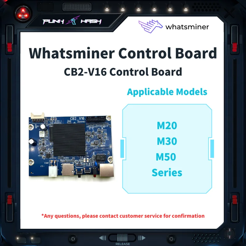 

Whatsminer CB2-V8 control board for Whatsminer M10, M10S, D1, M20, M20S, M21S, M30 series ASIC Miner
