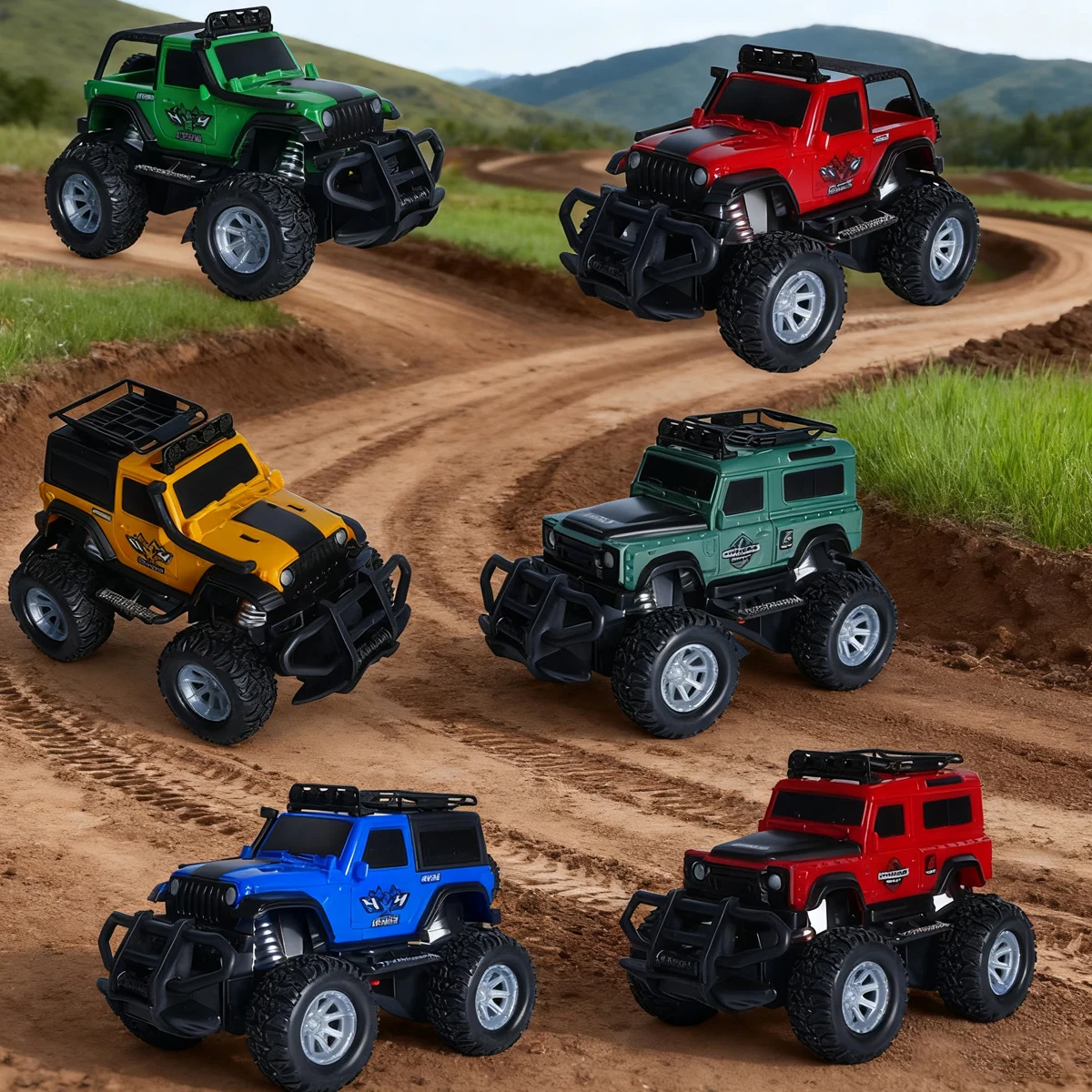 

Внедорожный автомобиль с дистанционным управлением в масштабе 1:43, скалолазание, грубый курс, сильная ударопрочность, сильная производительность, крутой дрейфунг, низкая сложность, высокая играемость, подарок для детей и взрослых