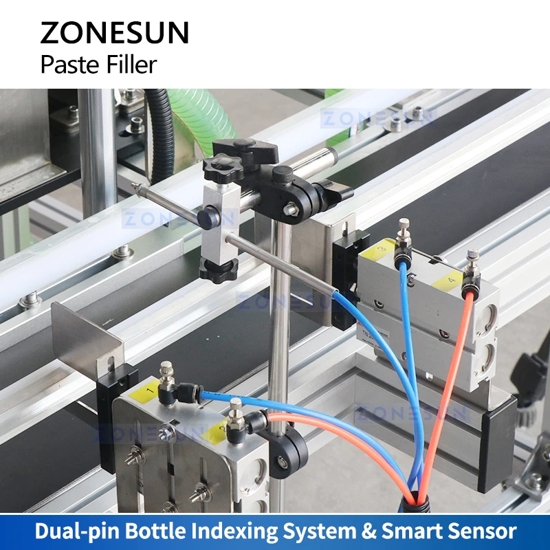 Zonesun ZS-DTGT900U2 วางฟิลเลอร์ของเหลวหนาเครื่องบรรจุโลชั่นผงซักฟอกบรรจุอุปกรณ์โรตารีกลีบปั๊ม