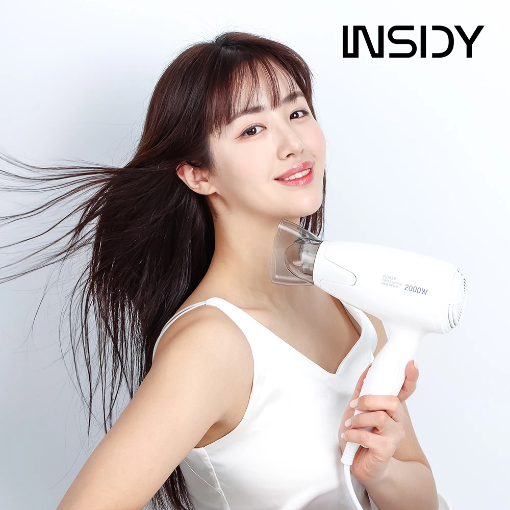 INSIDY Folding Hair Dryer 2000W Light Portable IHD-2000