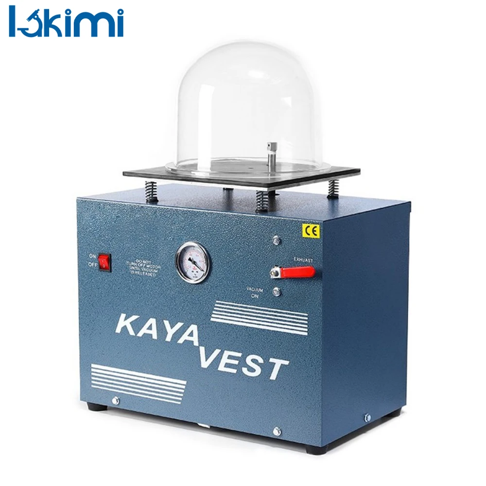 

Professional Medium Vacuum Investing Machine, Lost Wax Jewelry Casting Equipment for Goldsmith Mold Injection Molding LA-CM04