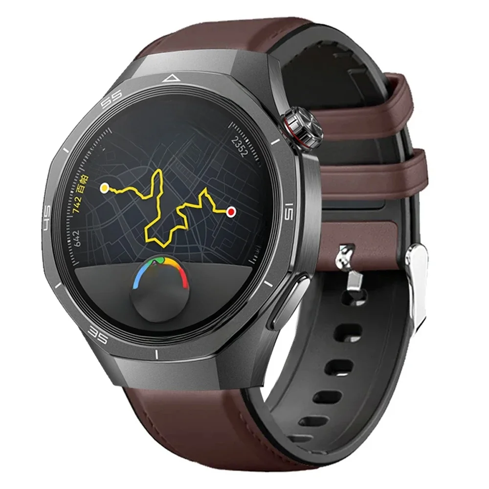 Bracelet en cuir 22mm pour montre Huawei GT5 GT 5 Pro 46mm Bracelet de montre intelligente Huawei GT 4 3 2 GT4 GT3 Pro 46mm femmes homme montre Bracelet