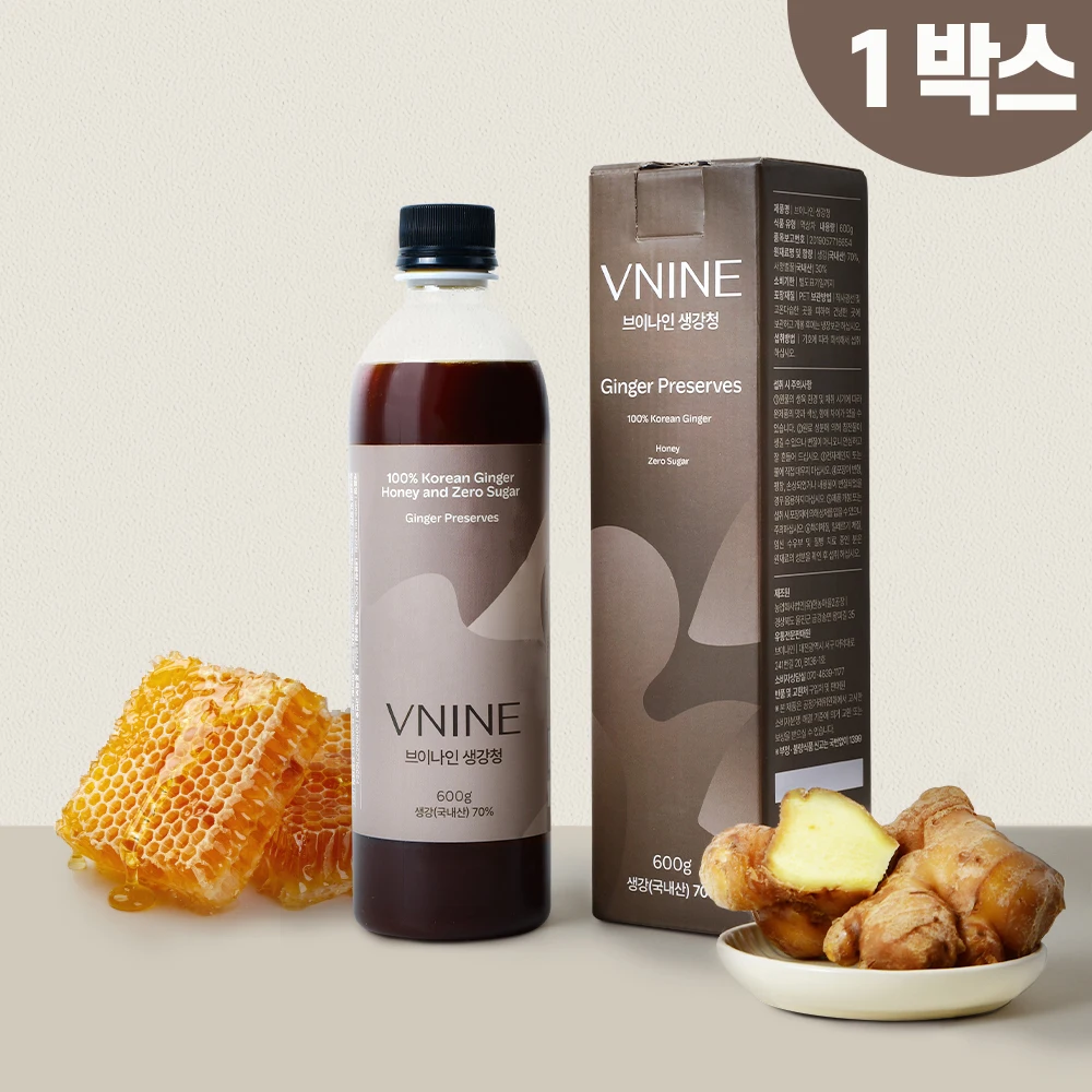 VInin Gin Gin Gin Gin Tea 600 g x 1 bottle honey