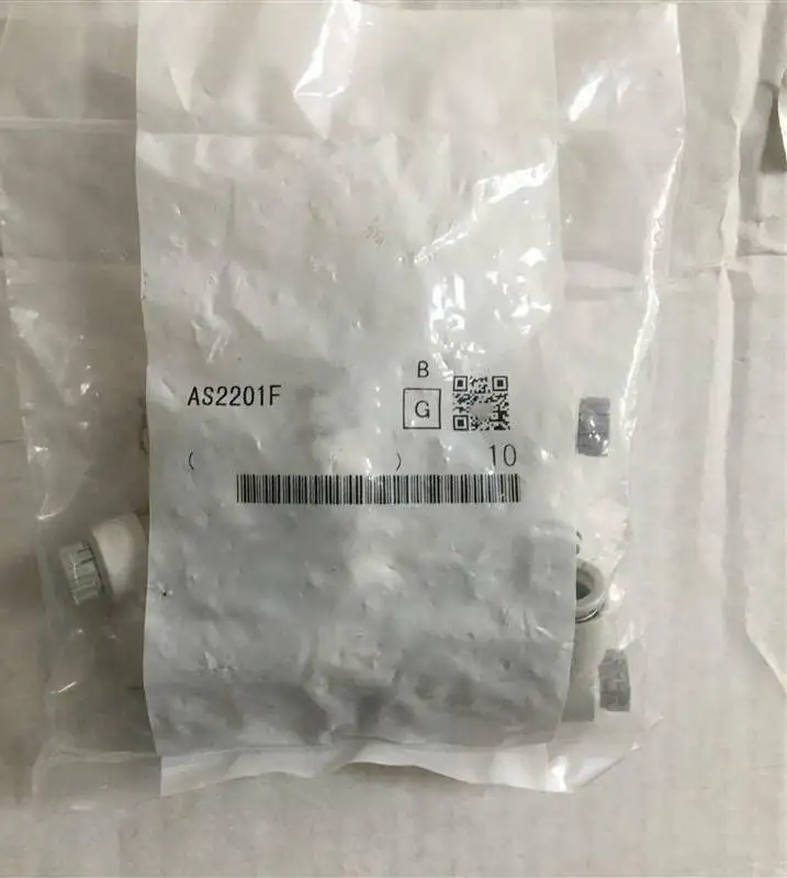 10pcs/bag Fitting AS2201F-01-04PA AS2201F-01-06PA AS2201F-01-08PA AS2201F-01-10PA AS2201F-02-04PA AS2201F-02-06PA AS2201F-02-08P