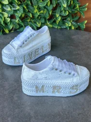 Customizable Party Shoes , Name Shoe Wedding Party Bachelorette Wedding Shoes , Personalize the way you want