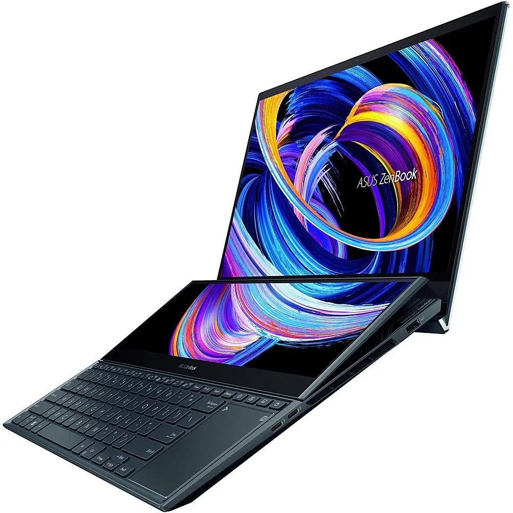 Nieuw Zenbook Pro Duo-UX582HS, I9, 11900H, 32Gb, Rtx 3080, 1Tb, 4K Oled