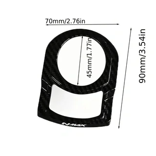 Motorcycle Ignition Switch Cover ABS Electric Lock Button Cover Protector For YAMAHA NMAX125 NMAX155 2020-2025