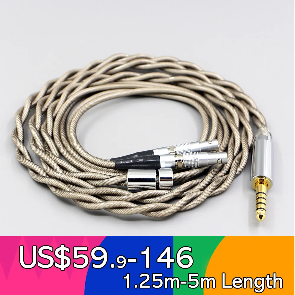 

Type6 756 core 7n Litz OCC Silver Plated Earphone Cable For Ultrasone Veritas Jubilee 25E 15 Edition ED 8EX ED15 2 core LN007839