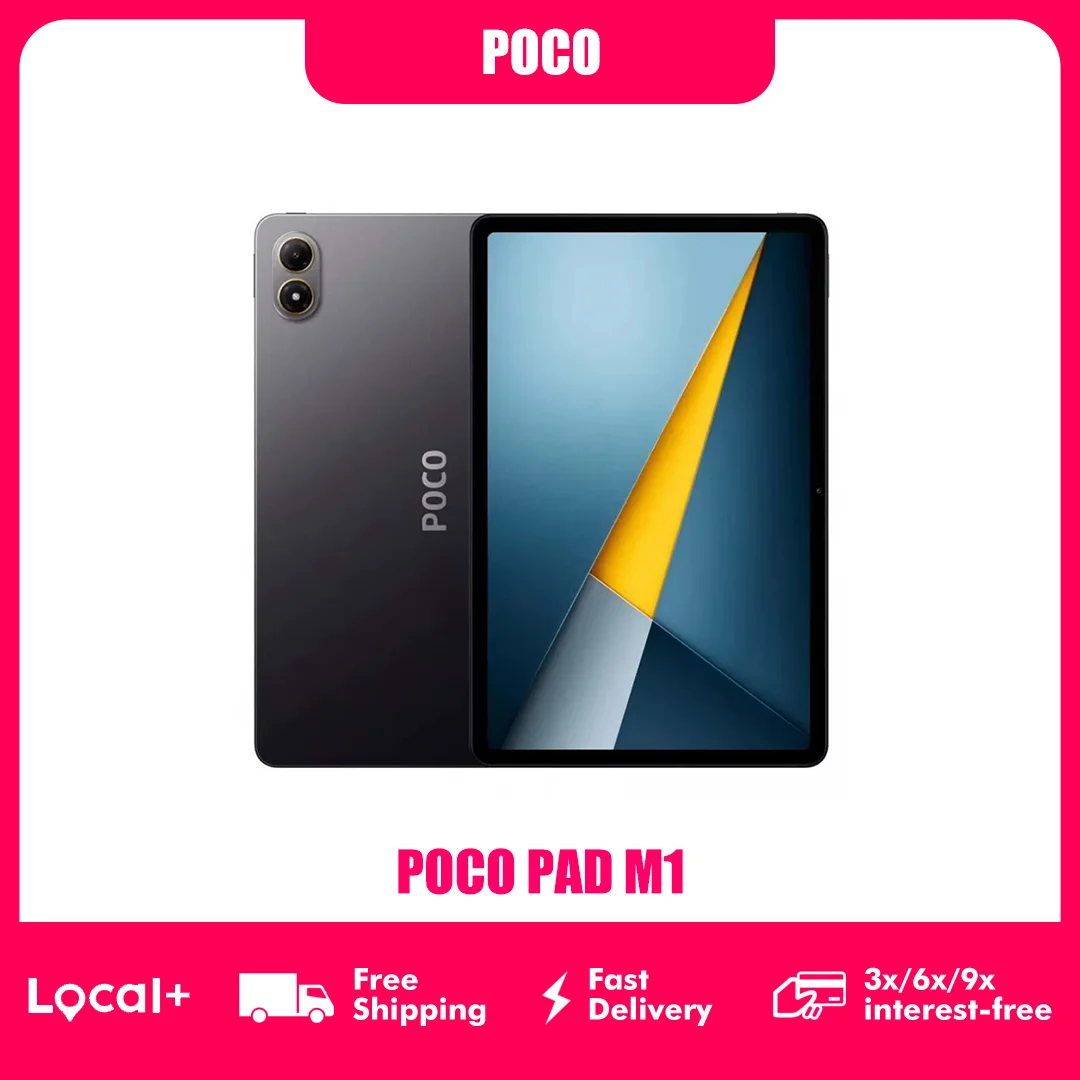 POCO Pad M1 WIFI 8GB 256GB 12,1" Tablet-PC 2,5K Kristallklares Display 12000mAh Großer Akku Snapdragon ®   7s Gen 4 Mobile Plattform