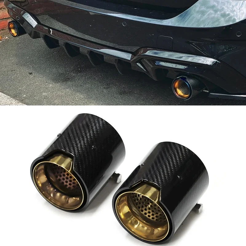 Für BMW 3er G20 G21 320D 330i 320i Schalldämpferspitze Endrohr Ersatz M Performance Kohlefaser-Abgasanlage Düse