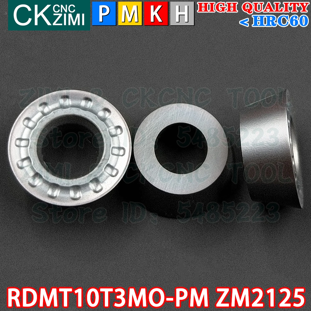 RDMT10T3MO-PM ZM2125 RDMT 10T3 MO PM R5 คาร์ไบด์แทรกรอบมิลลิ่งแทรกแนวตั้ง Indexable เครื่องมือ CNC เครื่องกลึงโลหะเครื่องกลึงโลหะเครื่องมือ