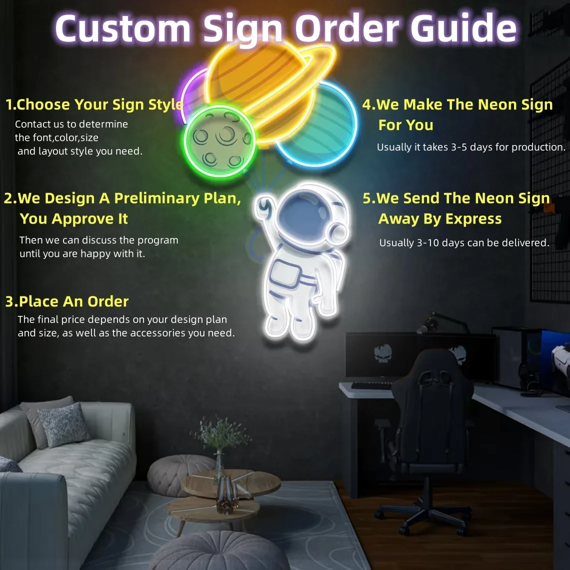 Custom Neon Sign Acrylic Personalized Neon For Wall Decor Wedding Birthday Party Restaurant Decoration Night Lamp Outdoor Indoor