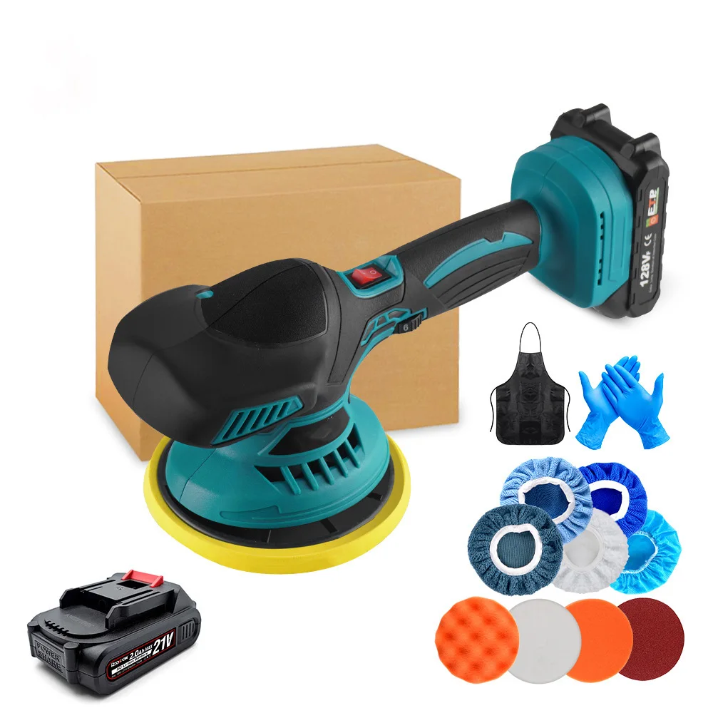 Cordless Car Polisher 6 Gears Electric Polisher Wireless Automobile Car Polishing Sealing Glaze Machine For Makita 18v Battery