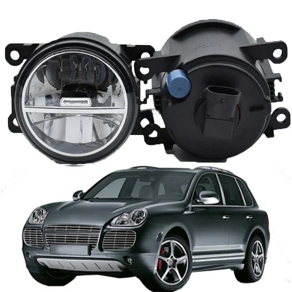 2 szt. Angel Eyes, stylizacja samochodowa, przednie światła LED do zderzaka, światła przeciwmgielne o wysokiej jasności, do CAYENNE (955) 2002-2015 — zdjęcie 2